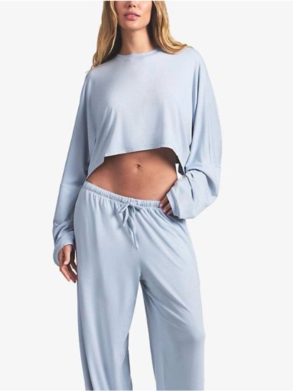 SKIMS Cropped Long-Sleeve Women's Top